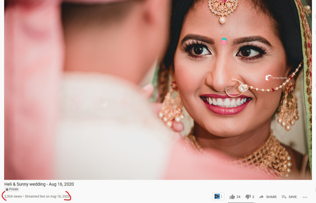 indian wedding live streaming